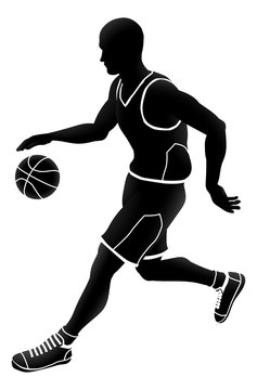 Basketball Player Sports Silhouette