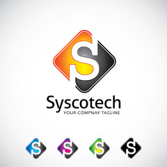 An attractive Letter S vector logo symbol. 