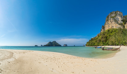 Tropical beach of Krabi in  Thailand