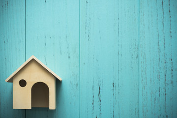 Miniature wood house
