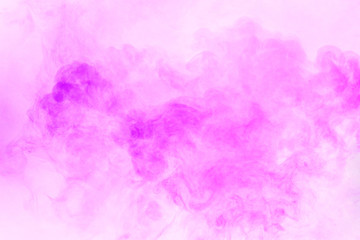 Fototapeta premium Violet smoke on a white background. Texture and desktop picture