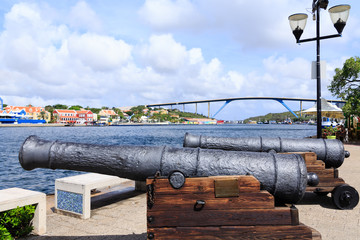 Old Cannons Guarding Curacao