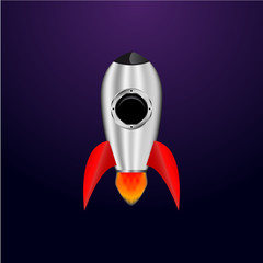Space rocket, Creative idea, Rocket background