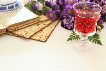 Pesah celebration concept (jewish Passover holiday).