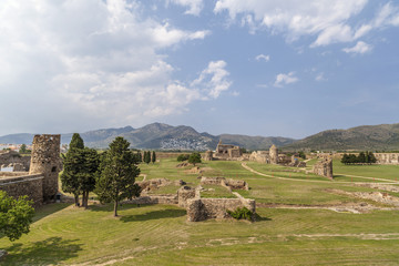 Ciutadella de Roses, cultural space,ruined fortification, Roses, province Girona, Costa Brava, Catalonia.Spain.