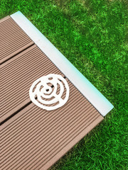 bench and ceramic cup base