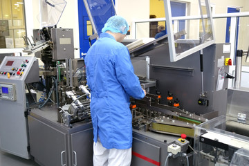 One of stages of drugs production