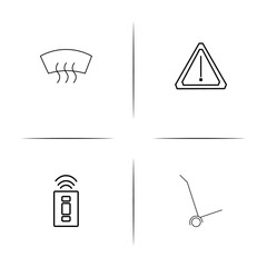 Cars And Transportation simple linear icon set.Simple outline icons