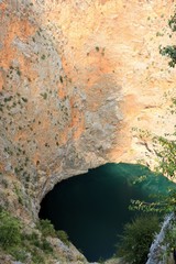 the red lake of Imotski, Croatia