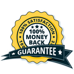 100% Money Back Guarantee illustration