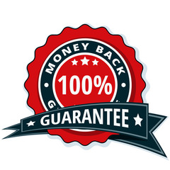 100% Money Back Guarantee illustration