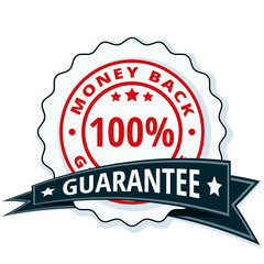 100% Money Back Guarantee illustration