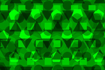 Fototapeta na wymiar Geometric abstract pattern - green, Polygons background