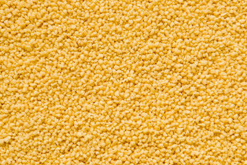 uncooked couscous closeup