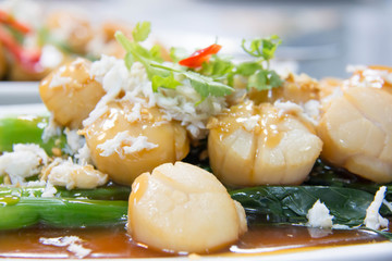 image of Thai food fried shrimp.