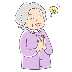 おばあちゃん_ヒラメキ