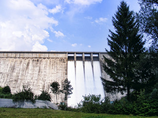 Dam Bicaz in Romania