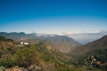 View of the mountains, La Gomera