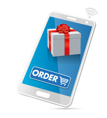 Smartphone gift order
