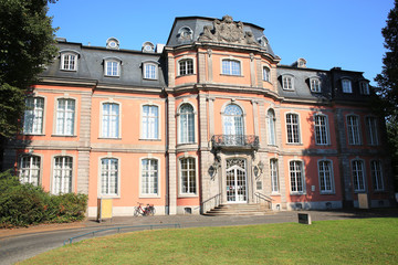 Fototapeta na wymiar The historic Castle Jaegerhof in Duesseldorf, Germany