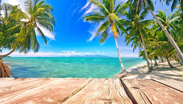 Ferien, Tourismus, Sommer, Sonne, Strand, Meer, Gl&uuml;ck, Entspannung, Meditation: Traumurlaub an einem einsamen, karibischen Strand :)