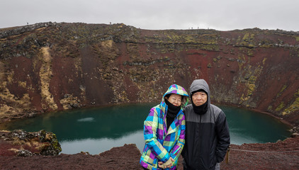 Senior couple travel to Iceland amazing retirement trip