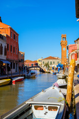 Fototapeta na wymiar Island murano in Venice Italy