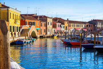 Poster Island murano in Venice Italy