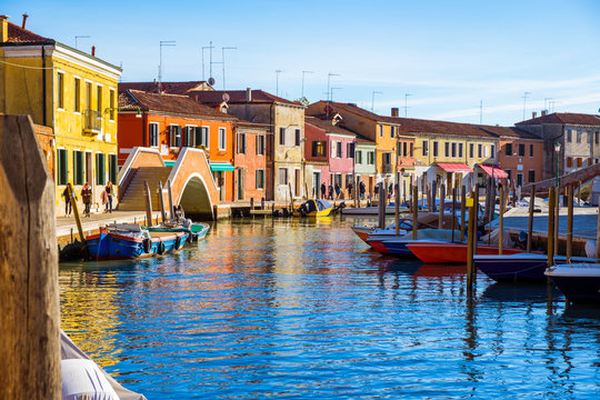 Fototapeta Island murano in Venice Italy