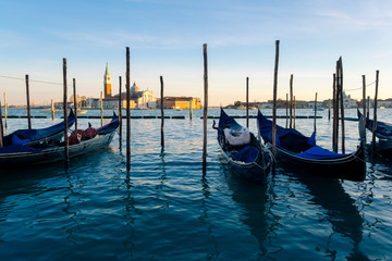 Naklejka premium Sunset in Venice. Italy