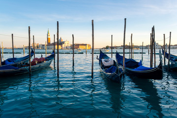Fototapeta na wymiar Sunset in Venice. Italy