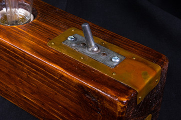 Light fixture handmade in vintage style