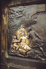 historical statues on the streets of Prague