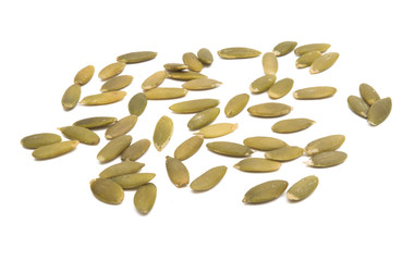 pumpkin seeds isolated