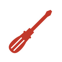 screwdriver icon on white background.