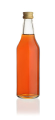 Bottle of cognac isolated