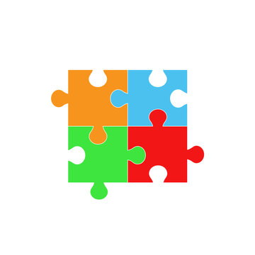 
Jigsaw puzzle symbol icon vector illustration graphic design 