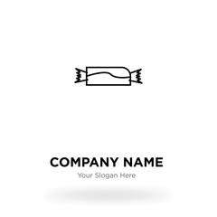 Candy company logo design template, Business corporate vector icon