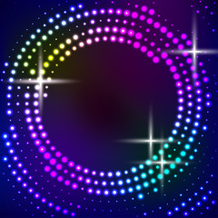 Vector abstract background with circles