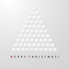 Vector abstract Christmas tree