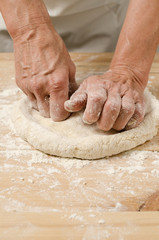 Bakery product. Tasty cooking for you. Cooking process. Flour and dough. Homemade healthy food.