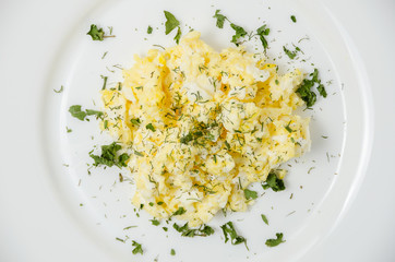 Omelet. Delicious dish for healthy life. Healthy food.