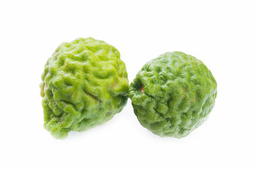 Bergamot isolated on white background