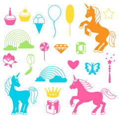 Collection of unicorns and fantasy decorative objects
