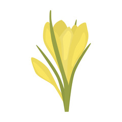 Spring flower flat icon
