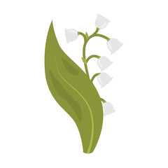 Spring flower flat icon