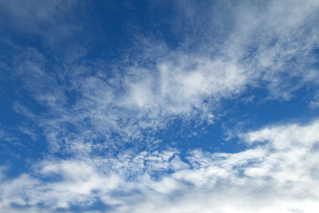 Blue sky with clouds