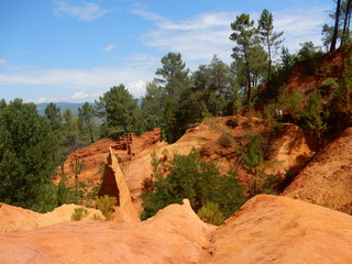 le ocre di Roussillon - Provenza - Francia