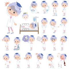 Research Doctor old women_sickness