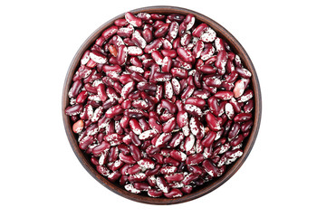raw beans isolated